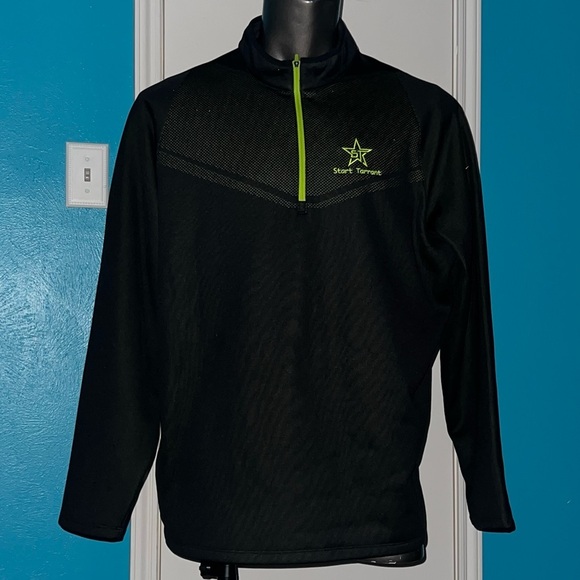 NIKE GOLF Dri Fit Fleece Lined quarter zip Men’s pull over sweater XXL - Picture 2 of 11